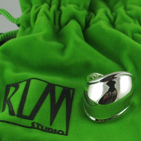 RLM Studio Sterling Domed Ring - Size 5 - Picture 2 of 8